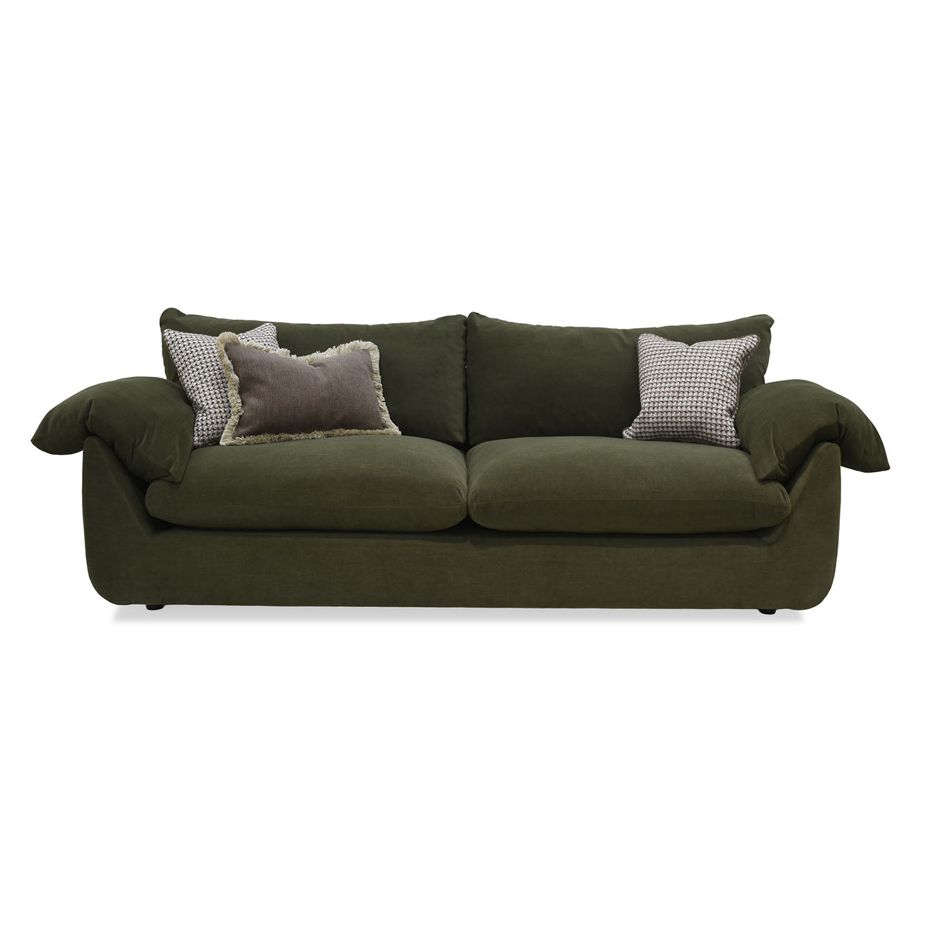 Vogue Williams Bayswater Large Sofa - Large Sofa Matt Chenille 3 Seater Sofas Sterling Home 1