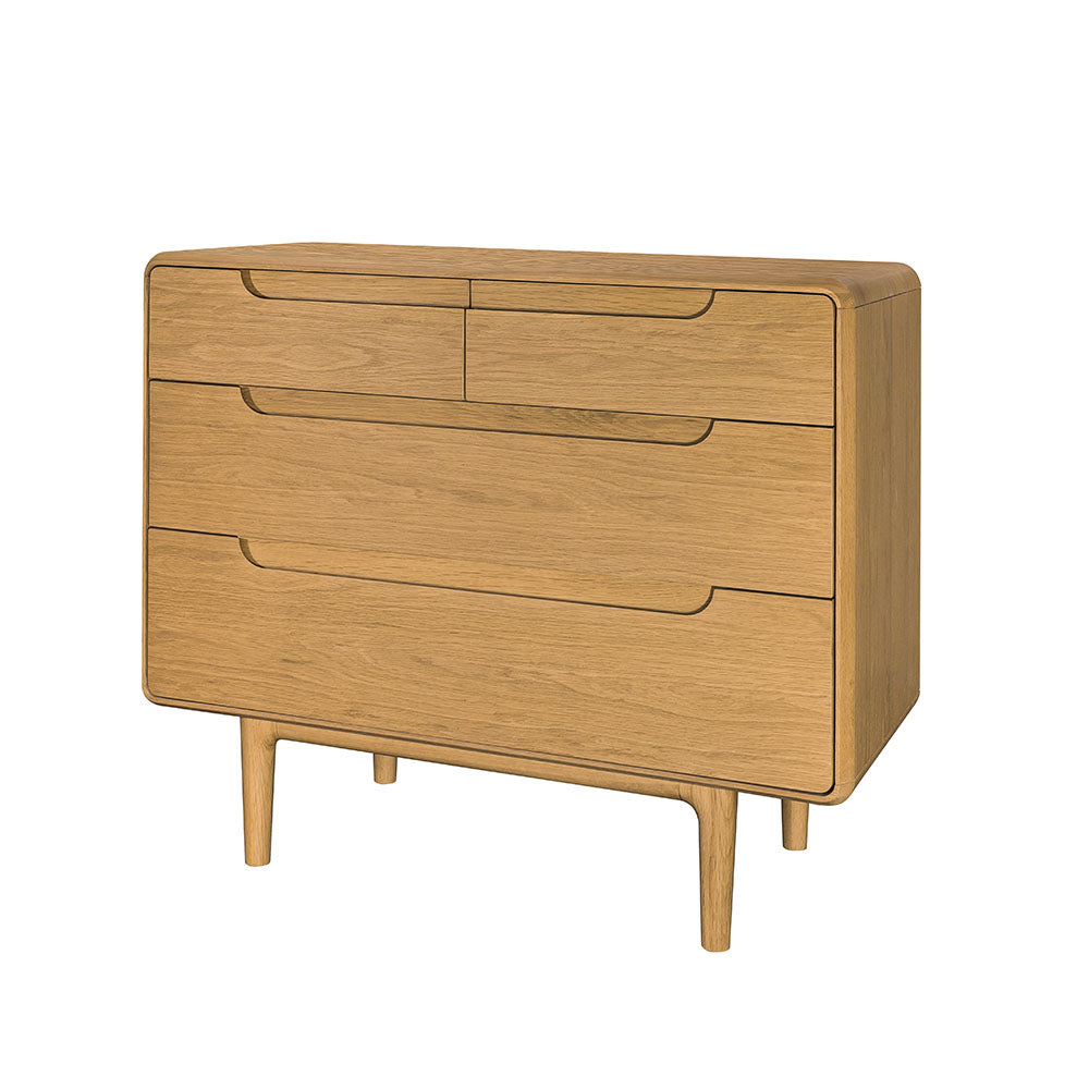 G Plan Winchester 4 Drawer Chest - 4 Drawer Chest Light Oak Sterling Home 2