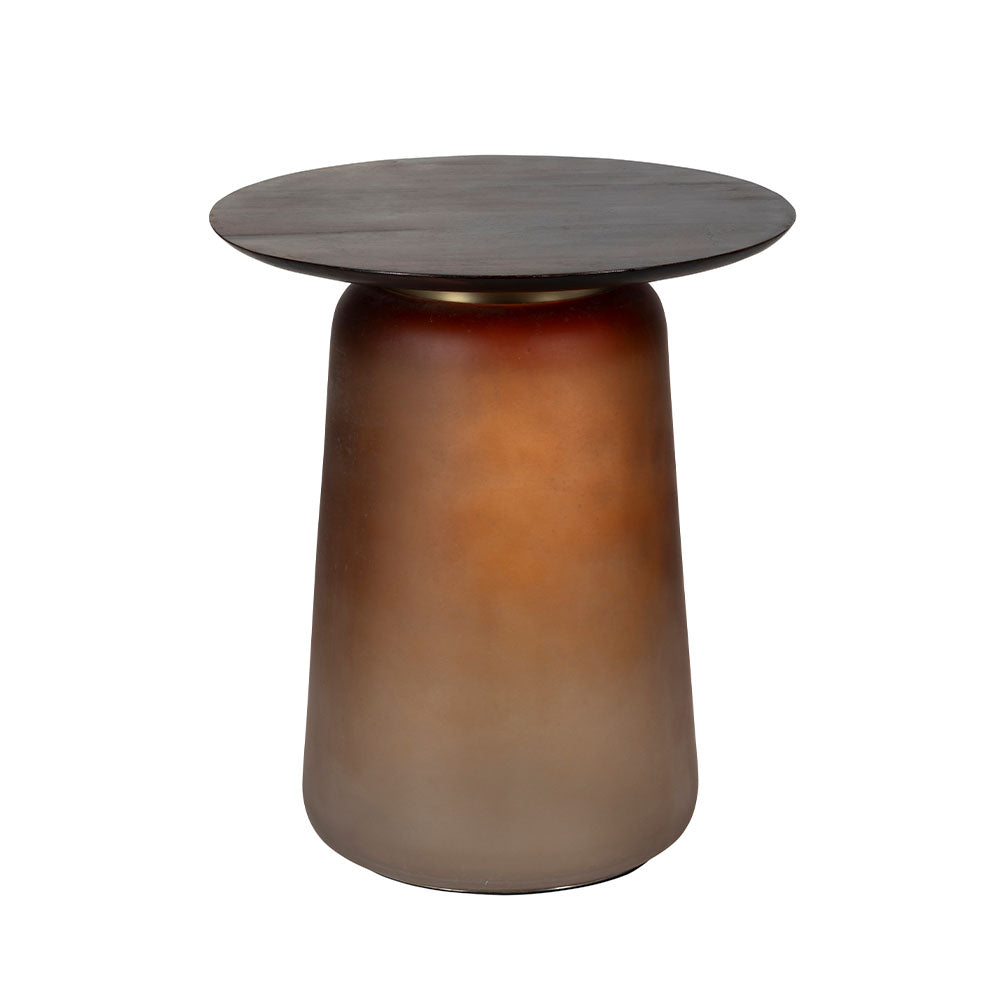 Ember Lamp Table - Lamp Table Brown Sterling Home 1