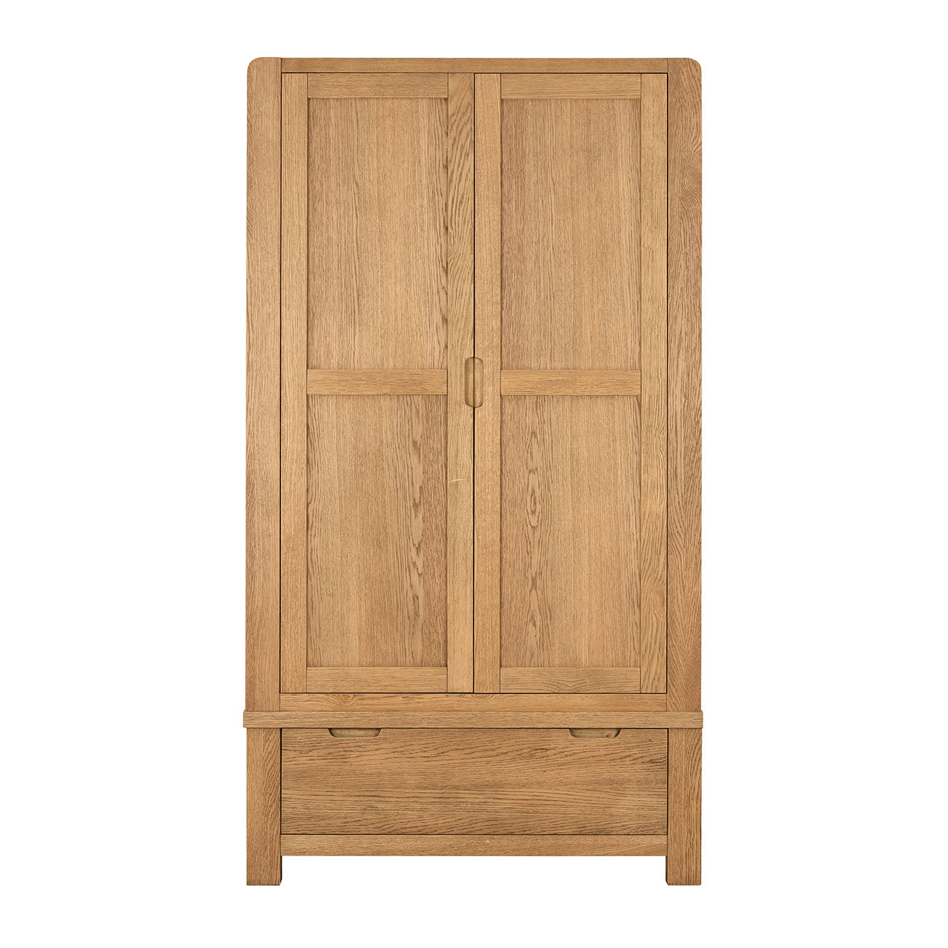 Solvi Gents Wardrobe - Gents Wardrobe Solid Oak / Oak Veneer Sterling Home 1