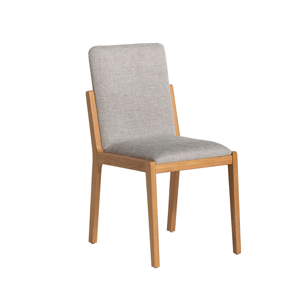 G Plan Maddison Dining Chair With Stretcher - Upholstered Dining Chair (With Stretcher) Warm Oak Sterling Home 2