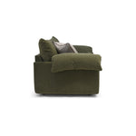 Vogue Williams Bayswater Extra Large Sofa - Extra Large Sofa Matt Chenille — Matt Chenille Olive, gallery image 1