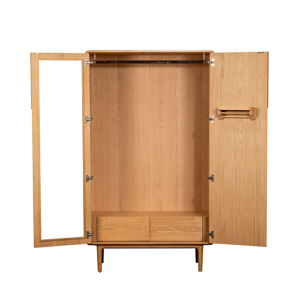 G Plan Winchester Double Wardrobe - Double Wardrobe Light Oak Sterling Home 4