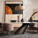 Wynter Dining Table & 4 Chairs Set - 240cm Angled Dining Table + 4 Chase Chairs Sterling Home 2