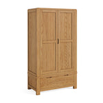 Solvi Gents Wardrobe - Gents Wardrobe Solid Oak / Oak Veneer Sterling Home 2