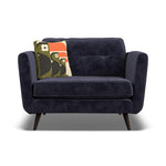 Orla Kiely Ivy Loveseat - Snuggler Premium Plain