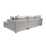 Vogue Williams Howth Large Chaise Sofa - Large Chaise Sofa Left Coastal Stripe - Left Hand Facing Chaise Sofas Sterling Home 3