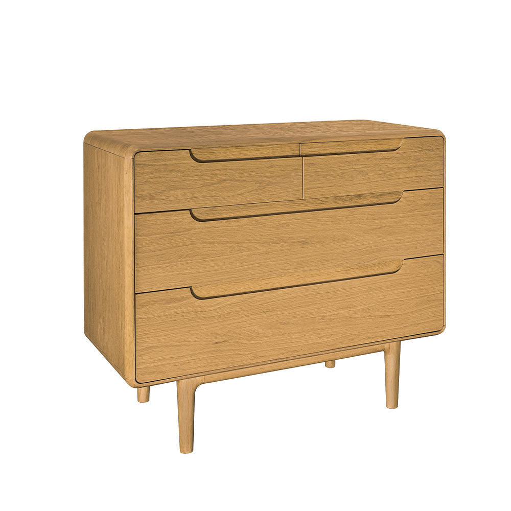 G Plan Winchester 4 Drawer Chest - 4 Drawer Chest Light Oak Sterling Home 3