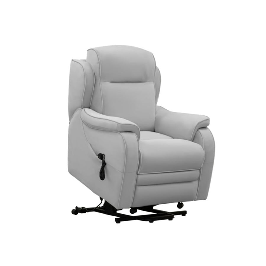 Parker Knoll Boston Rise and Recline Armchair - Rise and Recline Chair - Dual Motor Leather - Power Recliner with USB