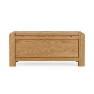 Solvi Blanket Box - Blanket Box Solid Oak / Oak Veneer Blanket Boxes Sterling Home 1