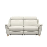Parker Knoll Manhattan 2 Seater Recliner Sofa - 2 Seater Double Power Recliner M Grade Leather Sterling Home 1
