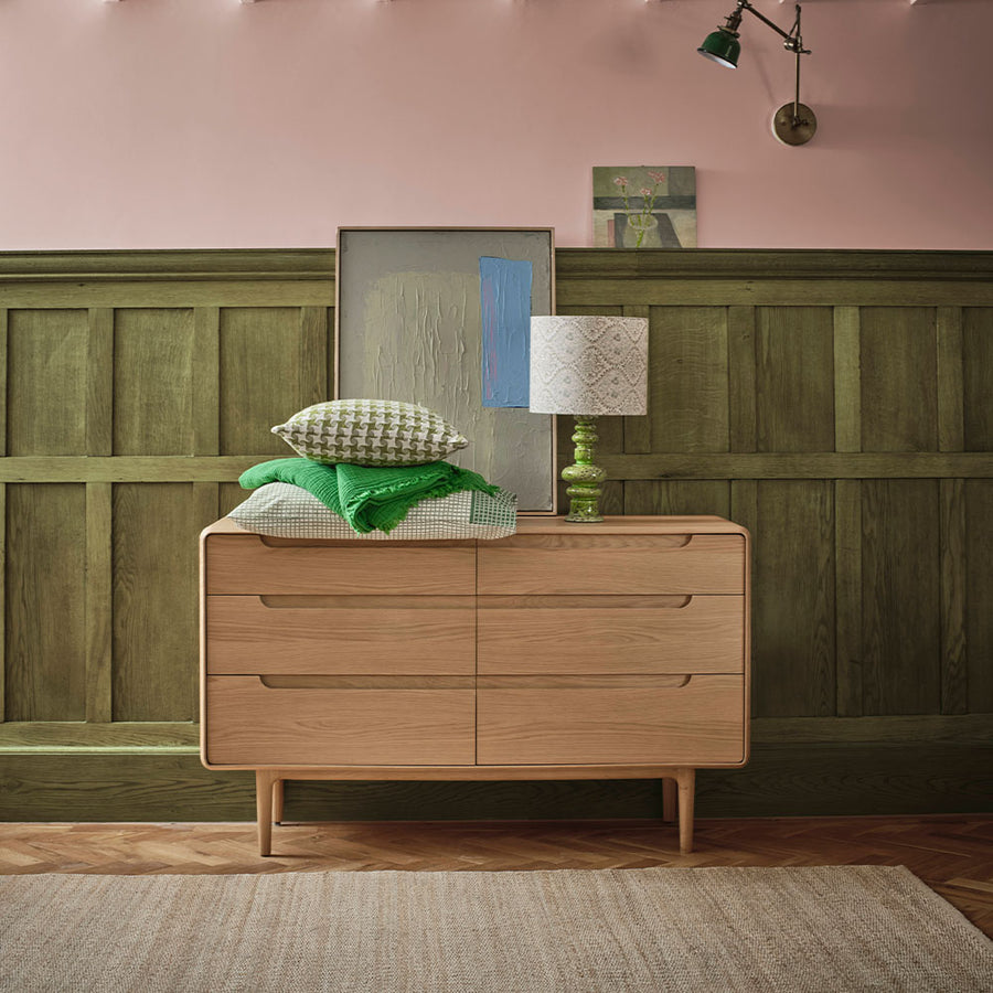 G Plan Winchester 6 Drawer Wide Chest - 6 Drawer Wide Chest Light Oak Sterling Home 2