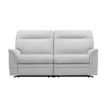 Parker Knoll Hudson 2 Seater Recliner Sofa - 2 Seater Power Double Recliner Plus with Headrest and Lumbar M Grade Leather - Power with Power Headrest, Lumbar & USB Sterling Home 1
