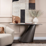Wynter Console Table - Console Table Glass Ceramic Top Sterling Home 2