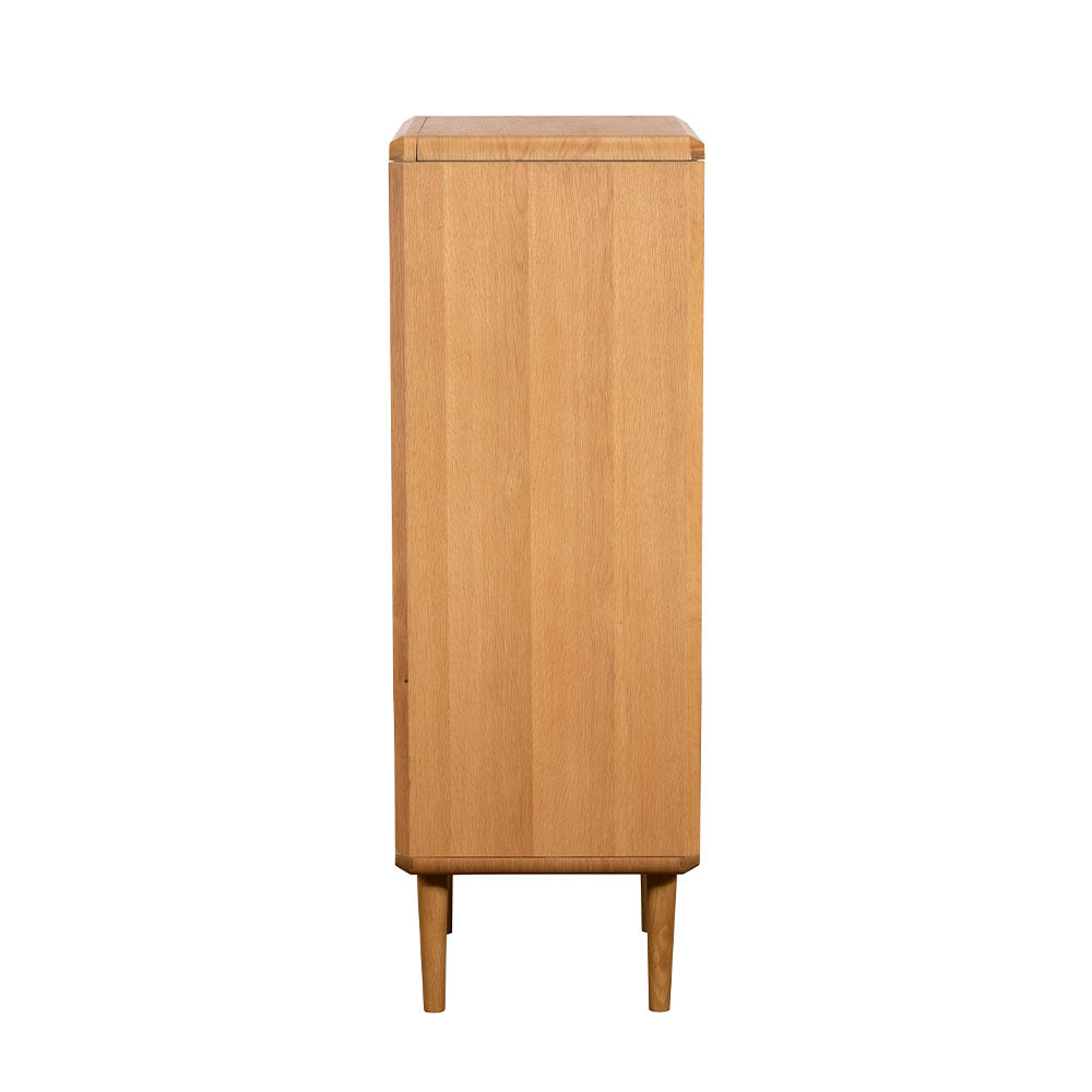G Plan Winchester 5 Drawer Tall Chest - 5 Drawer Tall Chest With Mirror Light Oak Sterling Home 8