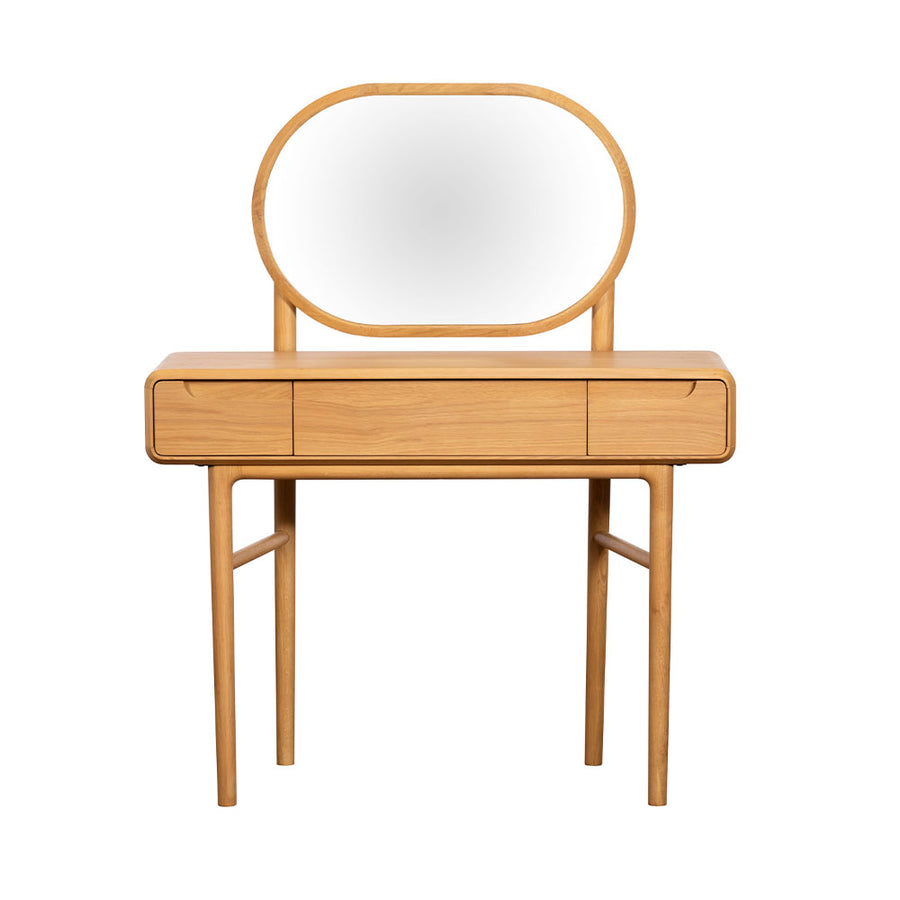 G Plan Winchester Dressing Table With Mirror - Dressing Table With Mirror Light Oak Sterling Home 1