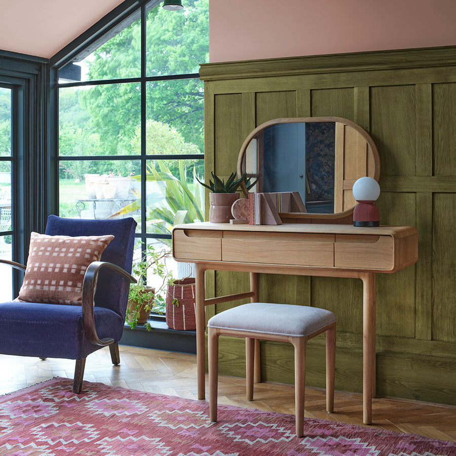 G Plan Winchester Dressing Table With Mirror - Dressing Table With Mirror Light Oak Sterling Home 2