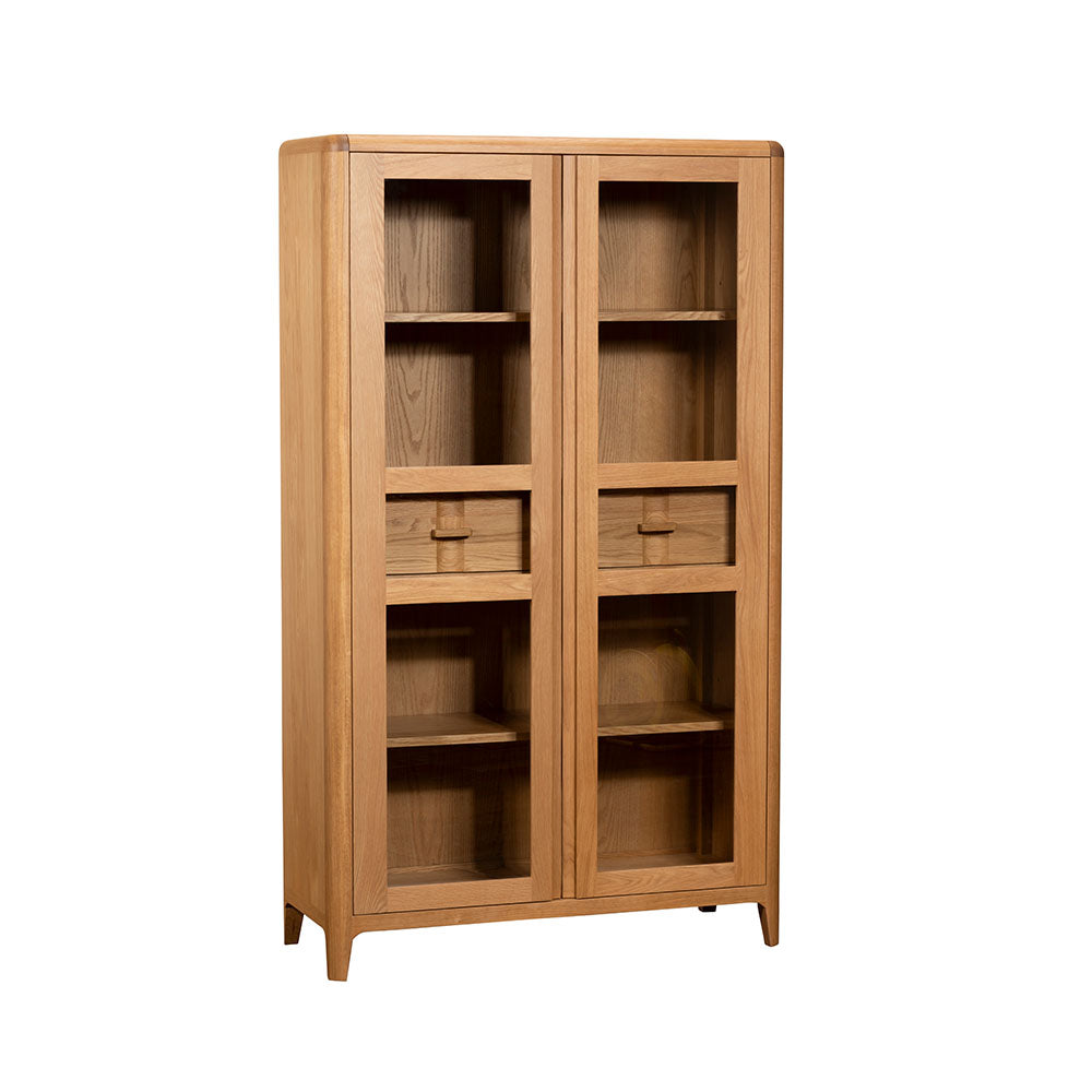 G Plan Maddison Display Cabinet - Display Cabinet Warm Oak Sterling Home 2