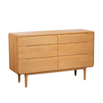 G Plan Winchester 6 Drawer Wide Chest - 6 Drawer Wide Chest Light Oak Sterling Home 3