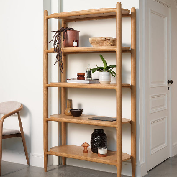 G Plan Winchester Open Bookcase - Open Bookcase Light Oak Sterling Home 1