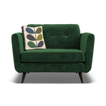 Orla Kiely Ivy Loveseat - Snuggler Premium Plain