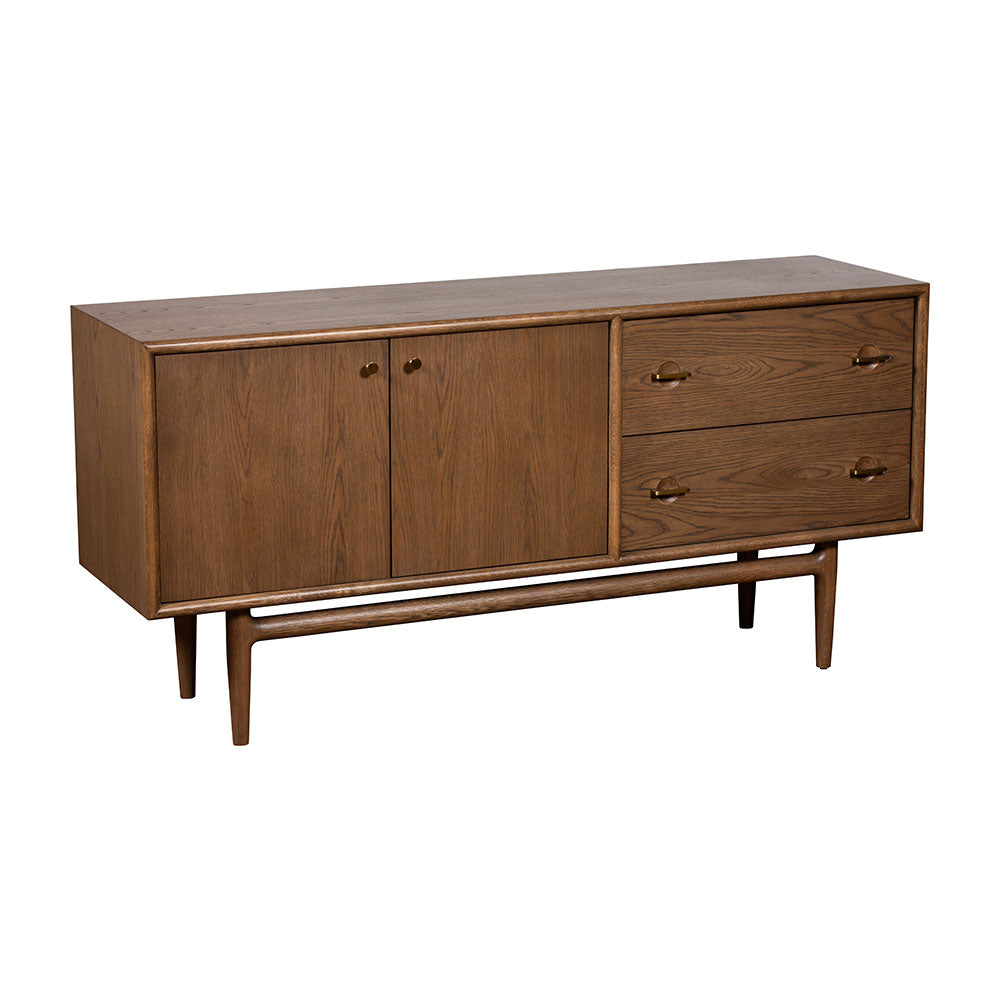 G Plan Marlow Wide Sideboard - Wide Sideboard Medium-Tone Oak Sterling Home 3