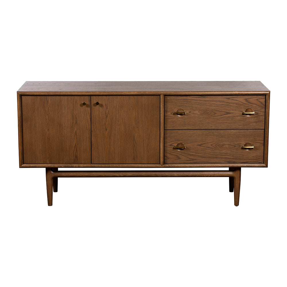 G Plan Marlow Wide Sideboard - Wide Sideboard Medium-Tone Oak Sterling Home 1