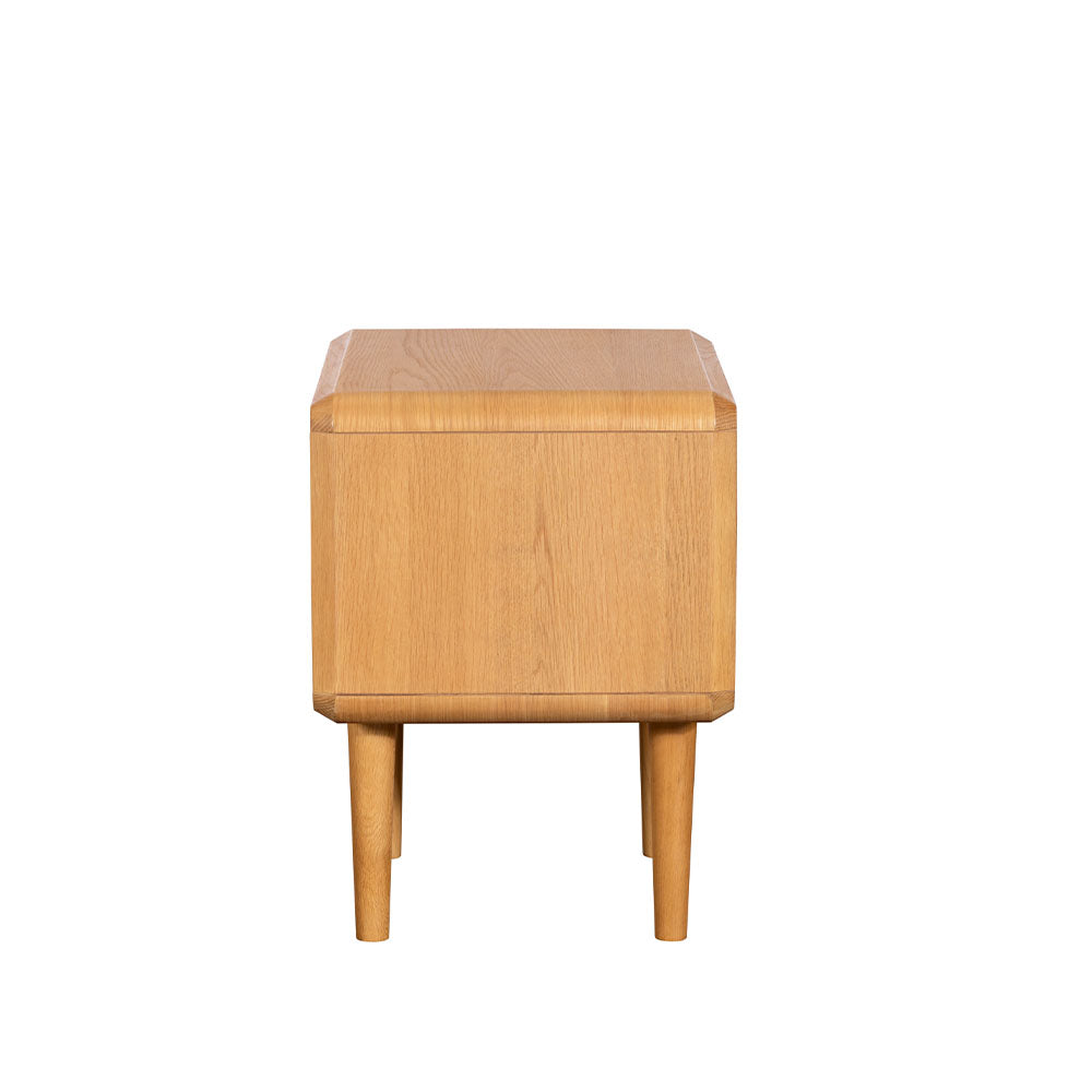 G Plan Winchester 2 Drawer Bedside - 2 Drawer Bedside Light Oak Sterling Home 4