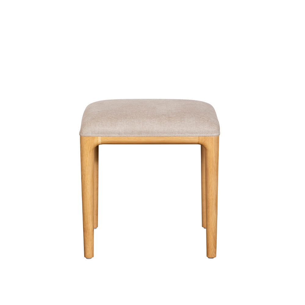 G Plan Winchester Upholstered Stool - Upholstered Stool Light Oak Sterling Home 3