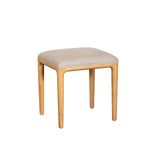 G Plan Winchester Upholstered Stool - Upholstered Stool Light Oak Sterling Home 1