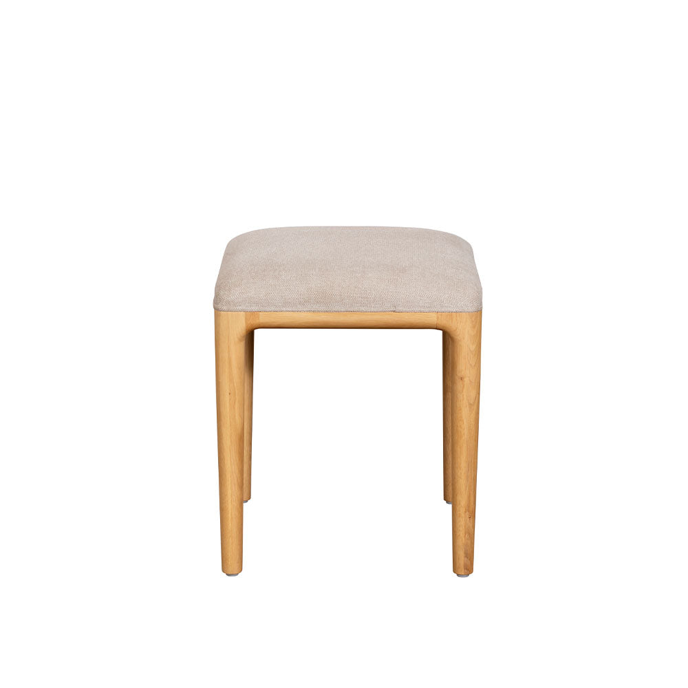 G Plan Winchester Upholstered Stool - Upholstered Stool Light Oak Sterling Home 4