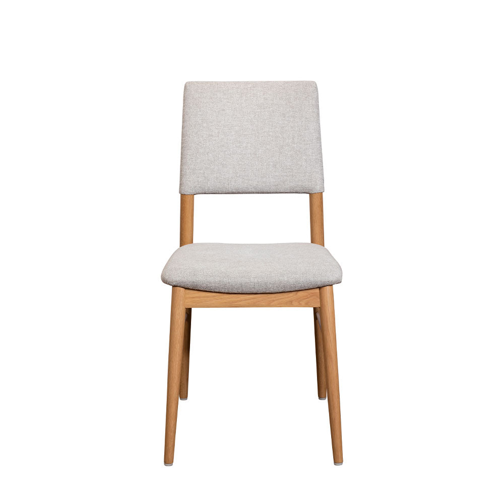 G Plan Maddison Dining Chair - Upholstered Dining Chair (Without Stretcher) Warm Oak Sterling Home 1