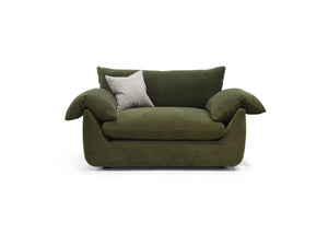 Vogue Williams Bayswater Loveseat - Cuddler Matt Chenille Sterling Home 1