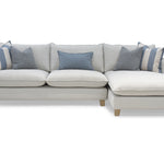 Vogue Williams Howth Large Chaise Sofa - Large Chaise Sofa Linen Look