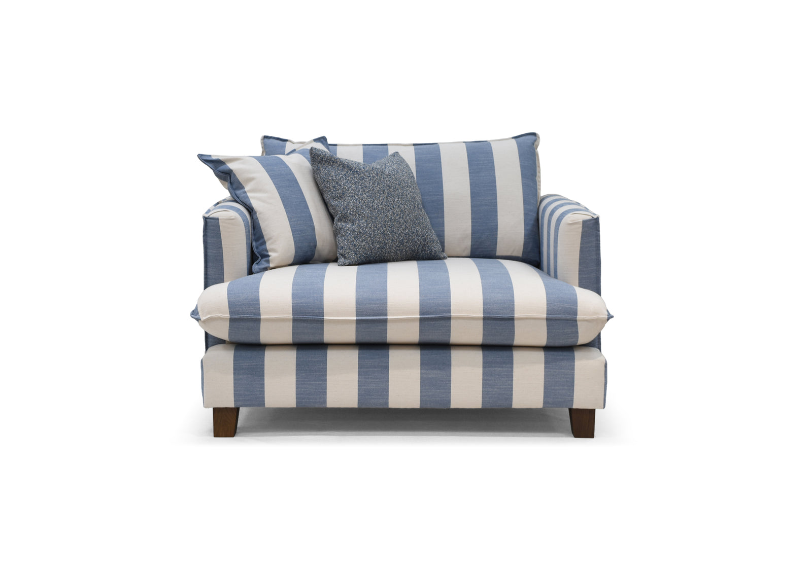 Vogue Williams Howth Loveseat - Cuddler Soft Chenille Sterling Home 1