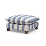 Vogue Williams Howth Footstool - Footstool Soft Chenille Sterling Home 3