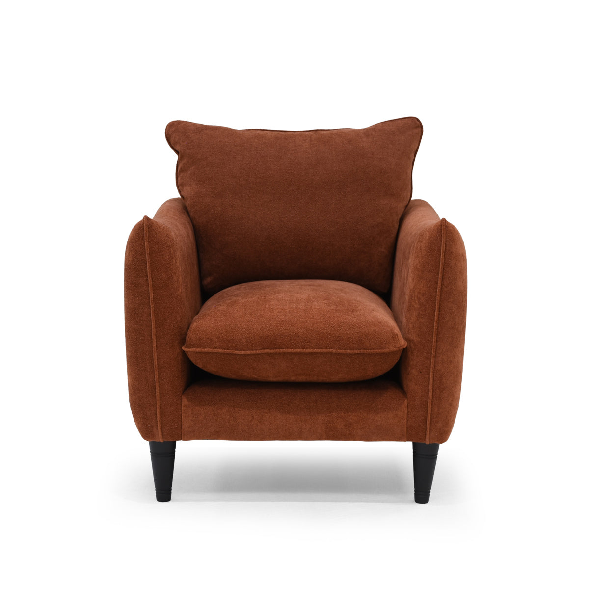 Vogue Williams Kenmare Armchair - Chair Soft Chenille Sterling Home 1