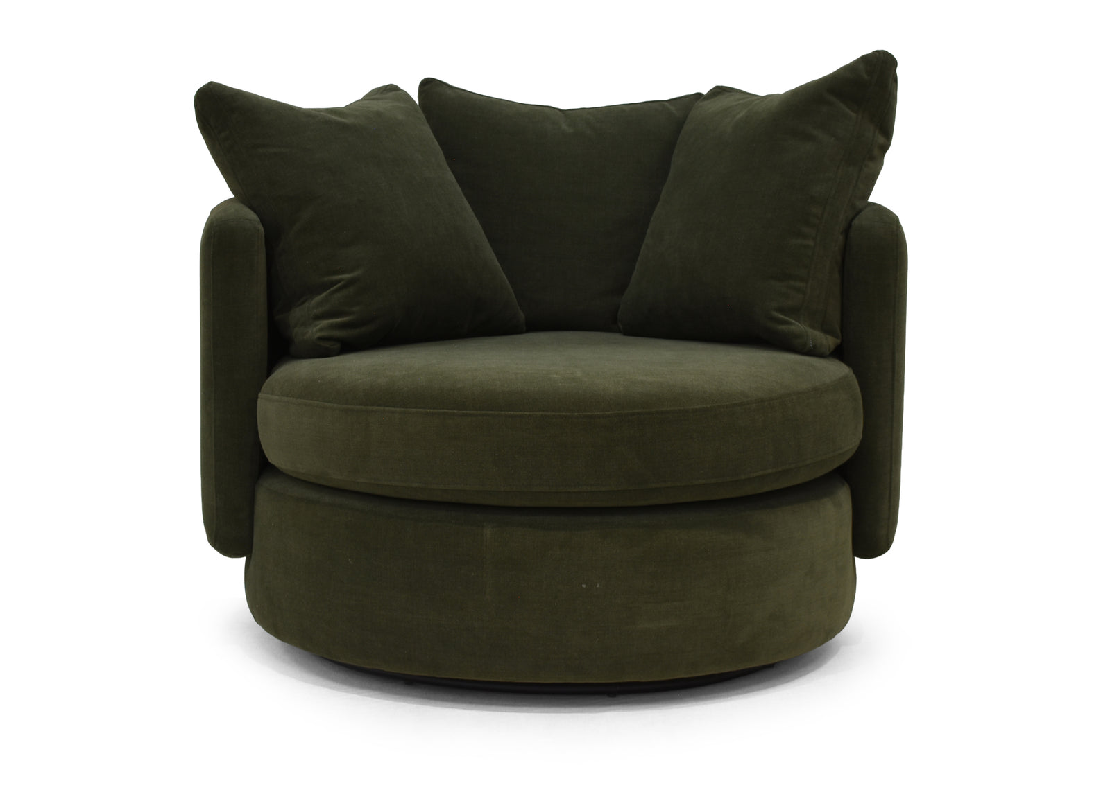 Vogue Williams Piccadilly Large Swivel Chair - Large Swivel Chair Chunky Boucle Sterling Home 1