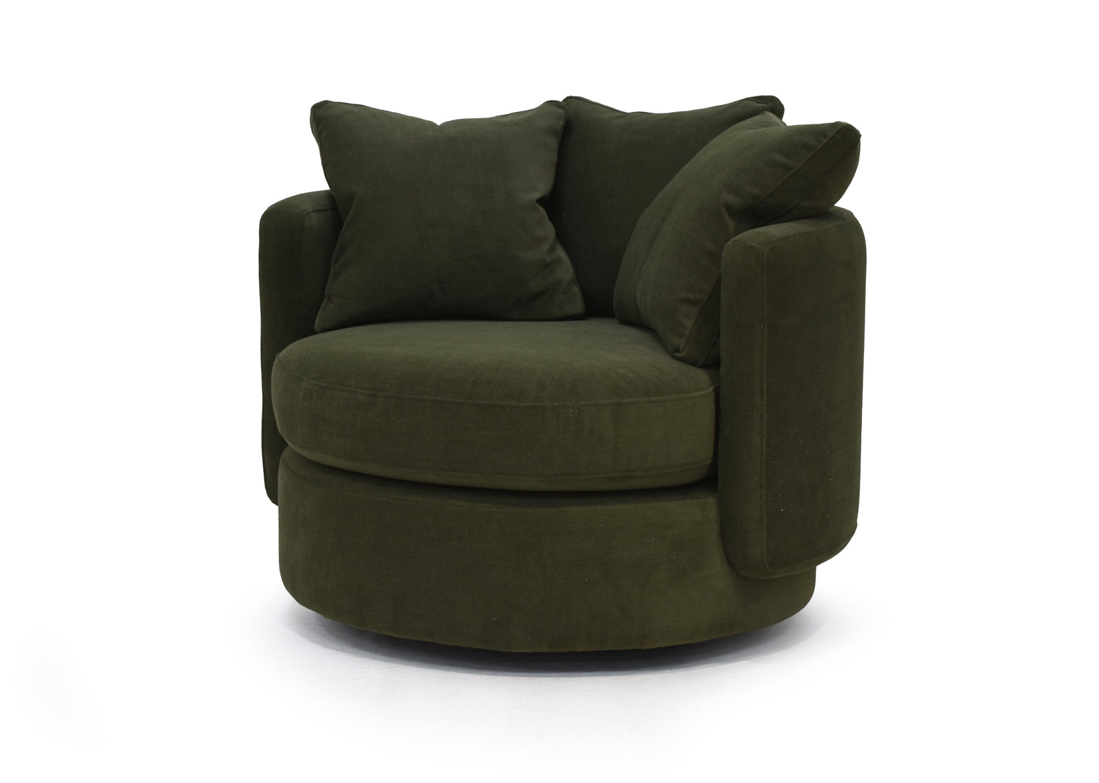 Vogue Williams Piccadilly Small Swivel Chair - Small Swivel Chair Soft Chenille Sterling Home 3
