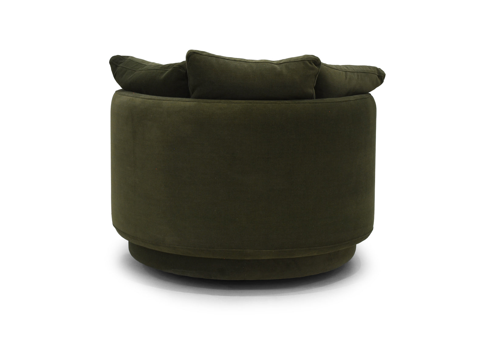 Vogue Williams Piccadilly Small Swivel Chair - Small Swivel Chair Soft Chenille Sterling Home 4