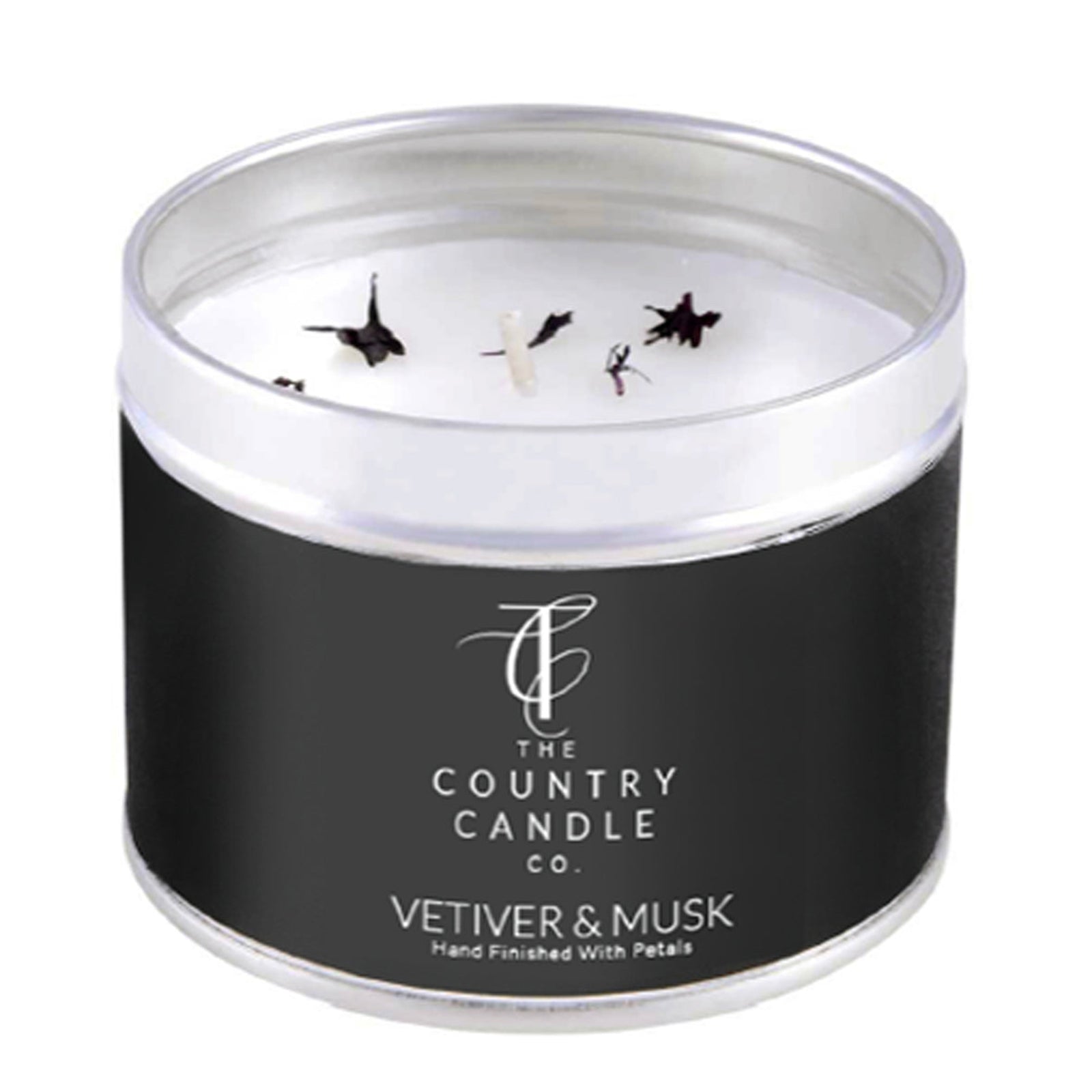 Vetiver & Musk Tin Candle - Vetiver & Musk Tin Candle Sterling Home 1