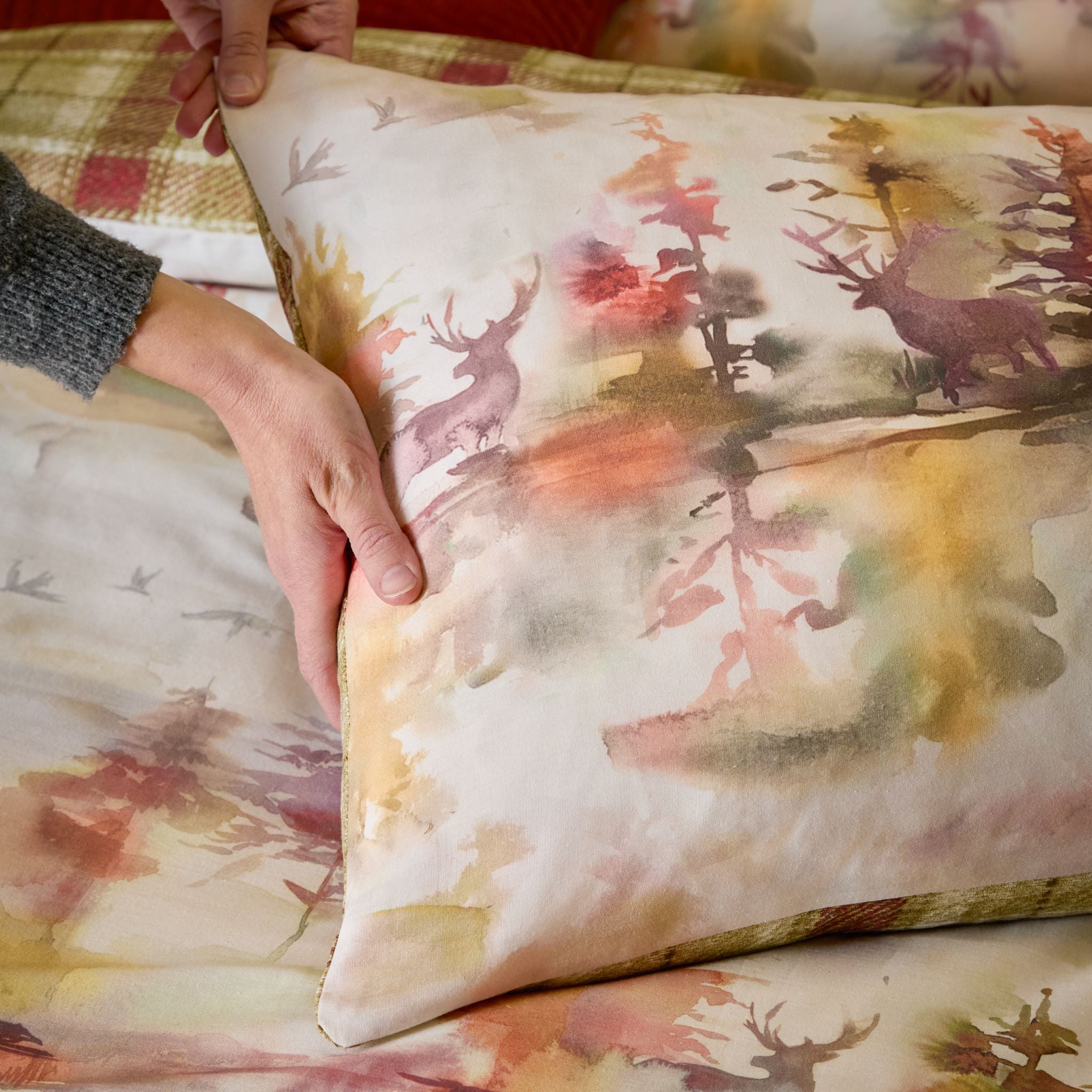 Wilderness Duvet Cover Set Purple - Wilderness Super King Duvet Set Plum Sterling Home 2