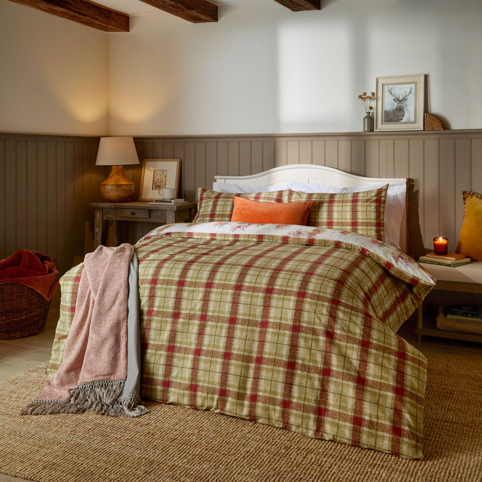 Wilderness Duvet Cover Set Purple - Wilderness Super King Duvet Set Plum Sterling Home 3