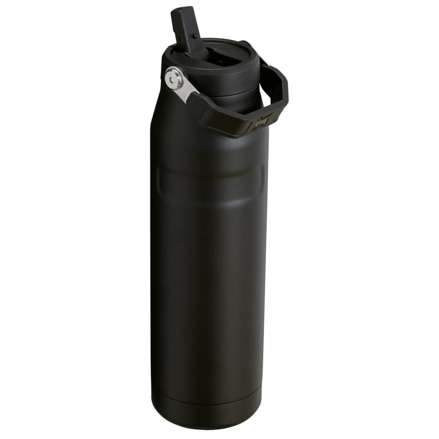 Stanley IceFlow Flip Straw Bottle Black - IceFlow Bottle Flip Straw 2.0 1.06L Black Sterling Home 2