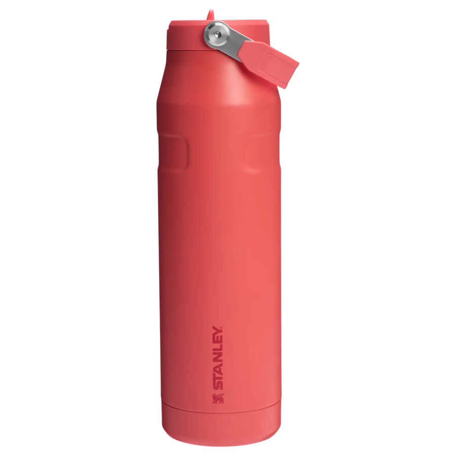 Stanley IceFlow Flip Straw Bottle Pink - IceFlow Bottle Flip Straw 2.0 1.06L Hot Coral Sterling Home 1