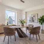 Wynter Dining Table & 4 Chase Chairs Set Sterling Home 2