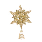 Gold Glitter Star Tree Topper
