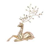 Metal Deer With Holly 27CM - Metal Deer With Holly 27CM Sterling Home 3