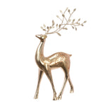 Metal Deer With Holly 32CM - Metal Deer With Holly 32CM Sterling Home 2