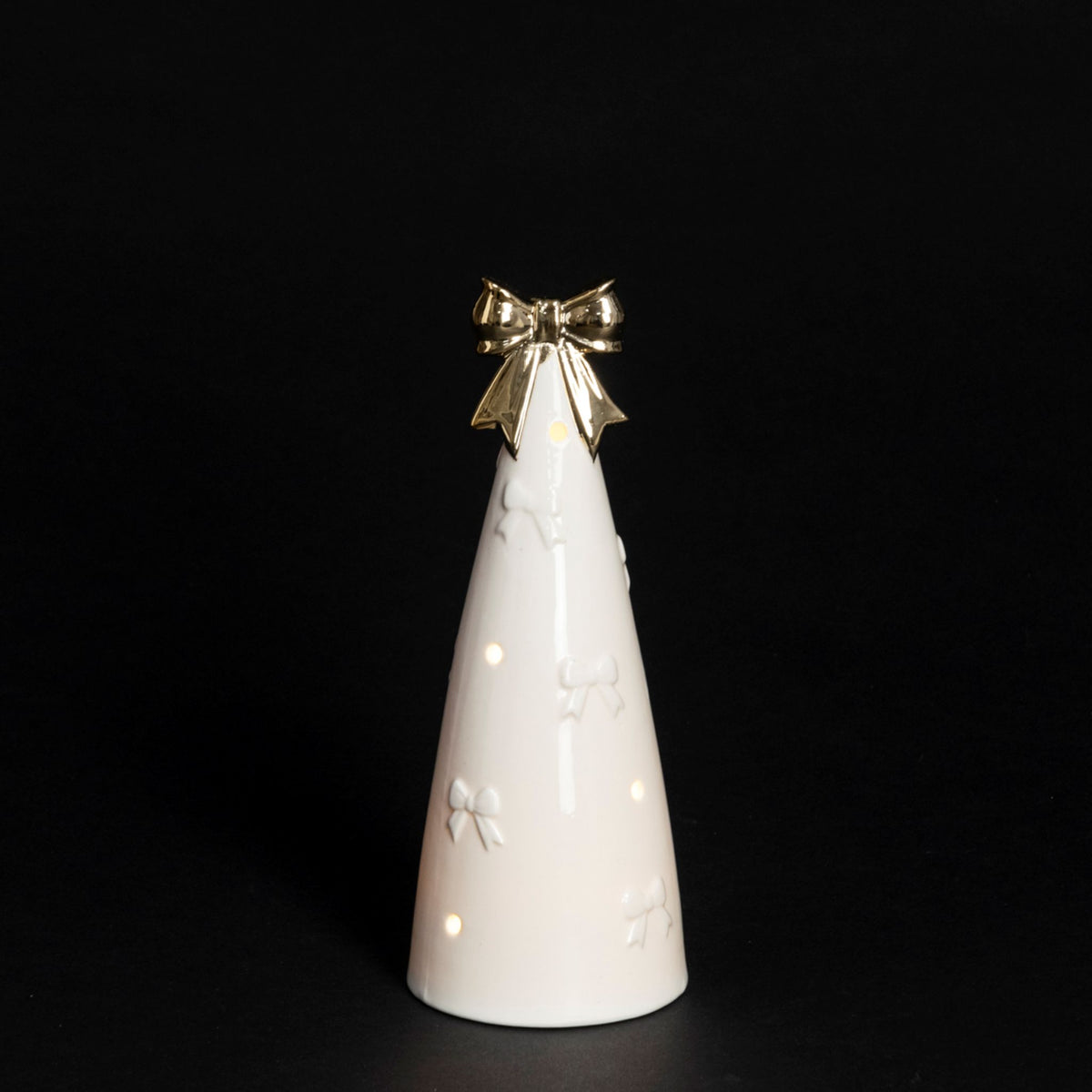 Porcelain Bow Tree With Bow - BO Porcelain Bow Tree With Bow 23CM Sterling Home 1